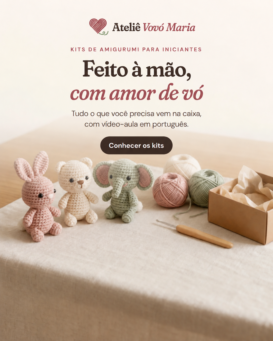 Feito à mão, com amor de vó